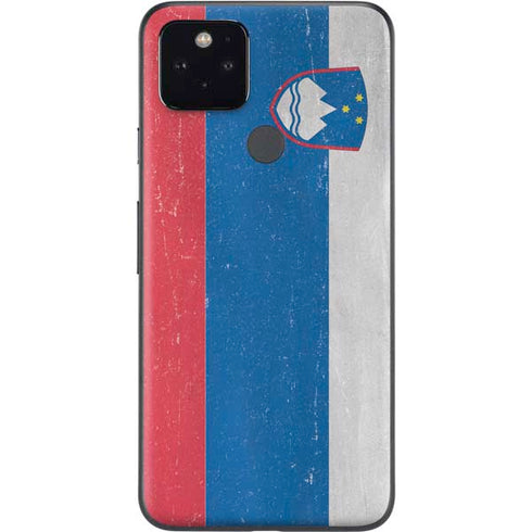 Slovenia Flag Distressed Google Pixel 5 Skin